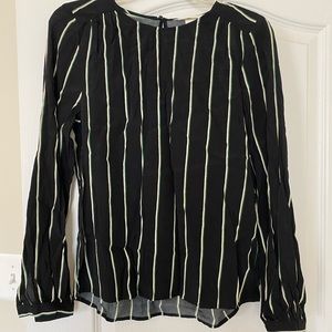 HM Striped Black Blouse